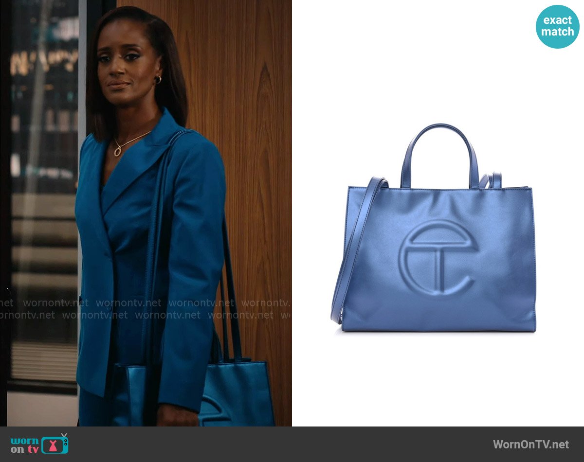 Telfar Medium Shopping Bag worn by Olympia (Skye P. Marshall) on Matlock