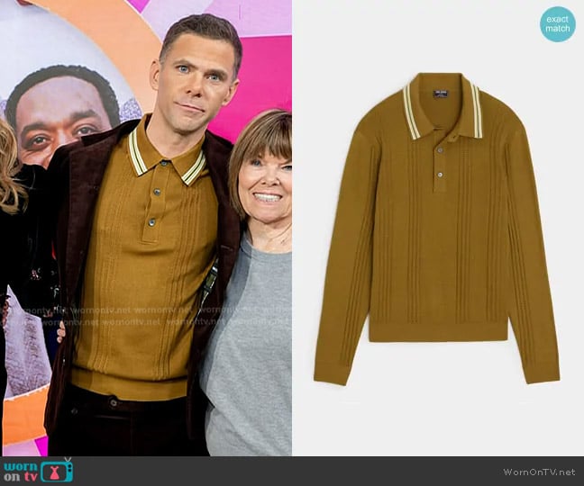 Mikey Day’s yellow polo shirt on Today