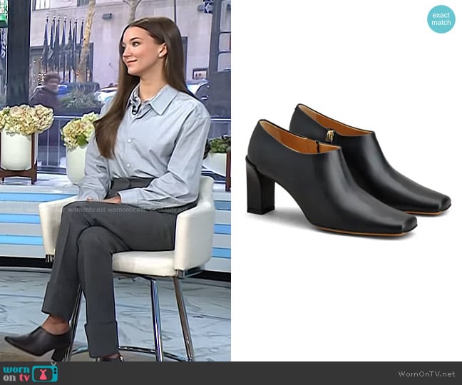 Tod's Square Toe Bootie worn by Nicole Brydon Bloom on Today