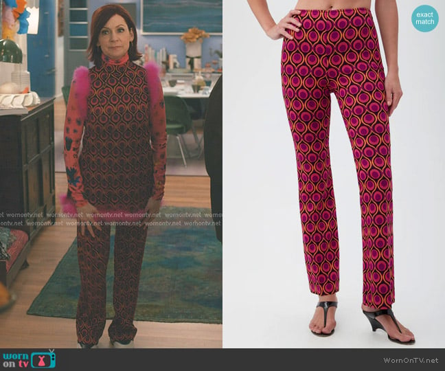 Trina Turk Jacoba Pant worn by Elsbeth Tascioni (Carrie Preston) on Elsbeth