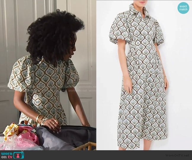 Tuckernuck Midi Dress worn by Venita Aspen on Southern Charm