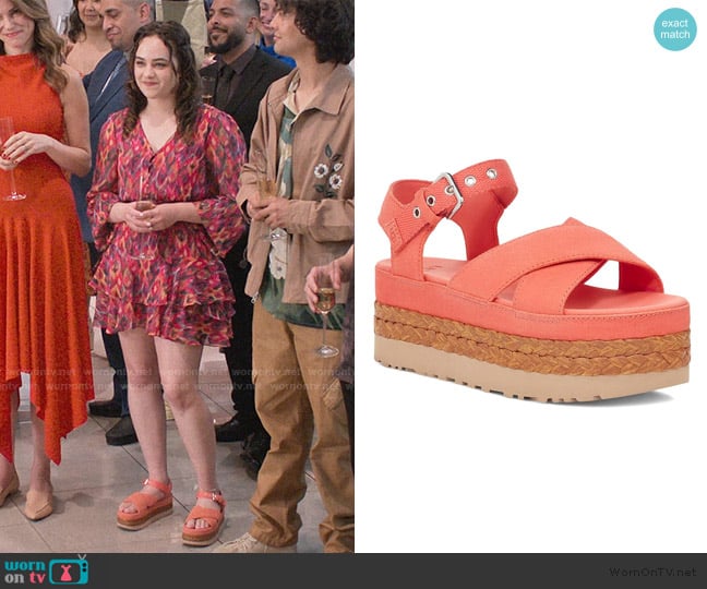 Ugg Aubrey Ankle worn by Samantha LaRusso (Mary Mouser) on Cobra Kai