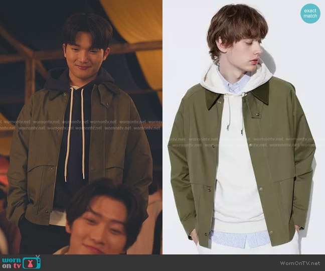 Uniqlo Utility Short Blouson worn by Dae Heon Kim (Choi Min-yeong) on XO Kitty