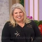 Urzila Carlson’s black star blouse on Sherri