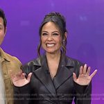 Vanessa Lachey’s leather blazer mini dress on Today