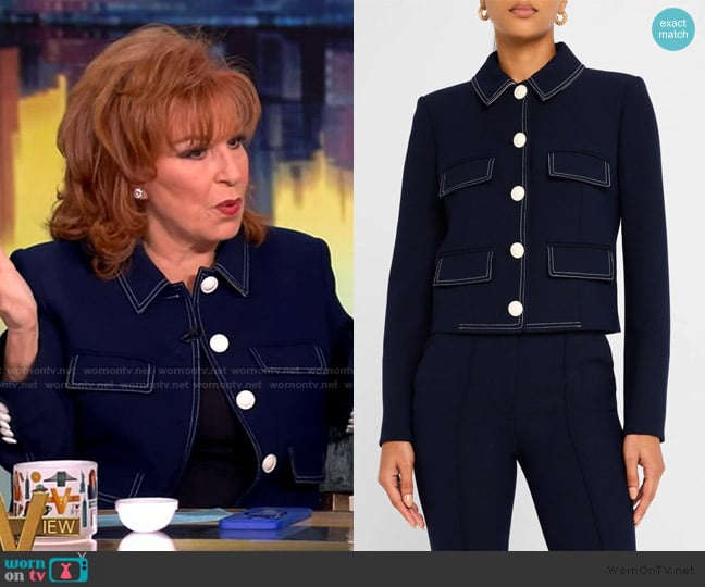 Veronica Beard Constantine Jacket worn by Joy Behar on The View