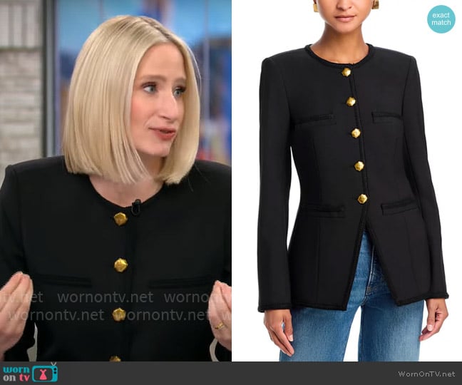 Veronica Beard Alessia Jacket worn by Caroline Polisi on CBS Mornings