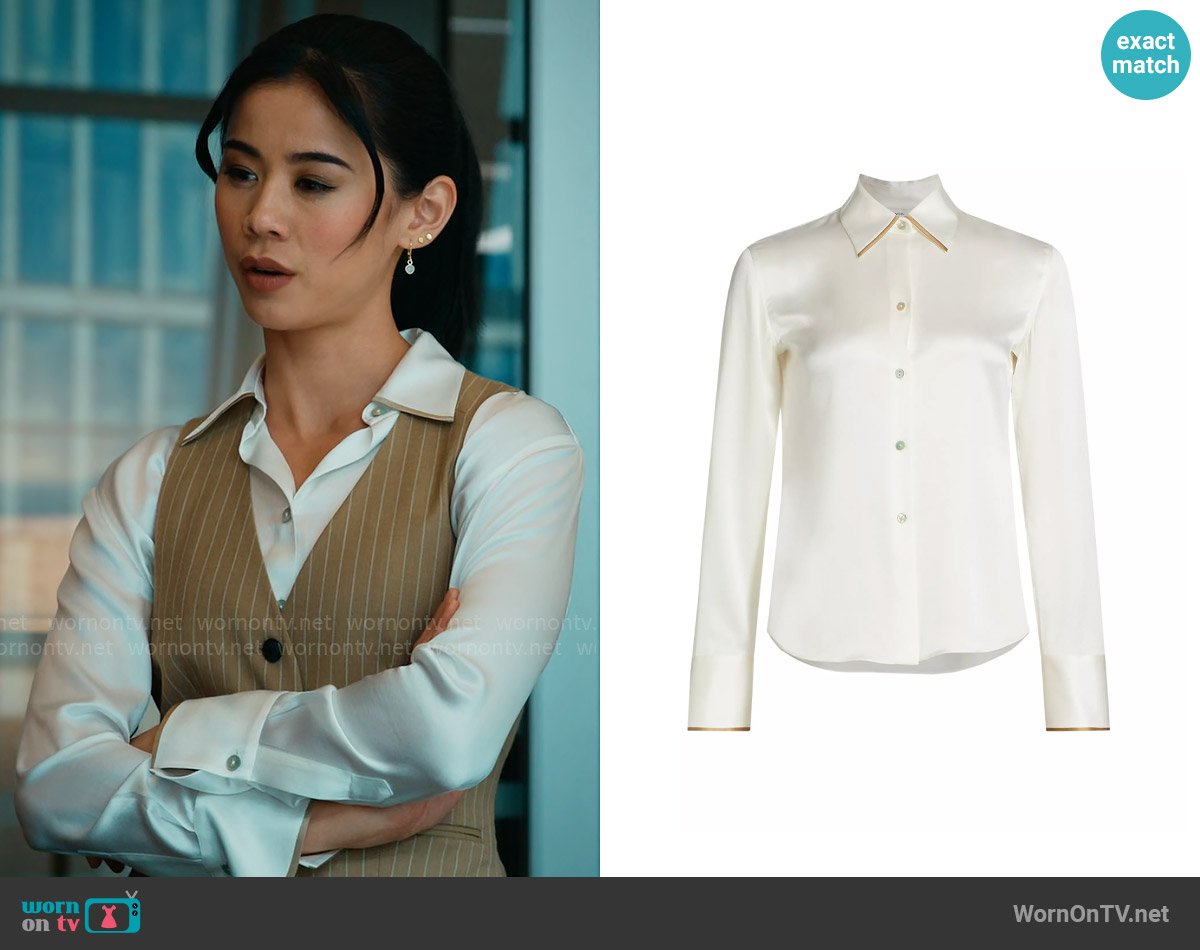 Sarah’s white button down blouse on Matlock