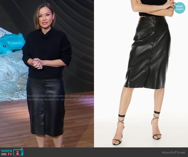 Wilfred Manor Skirt worn by Eva Pilgrim on Good Morning America