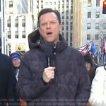 Willie Geist’s black camo down jacket on Today