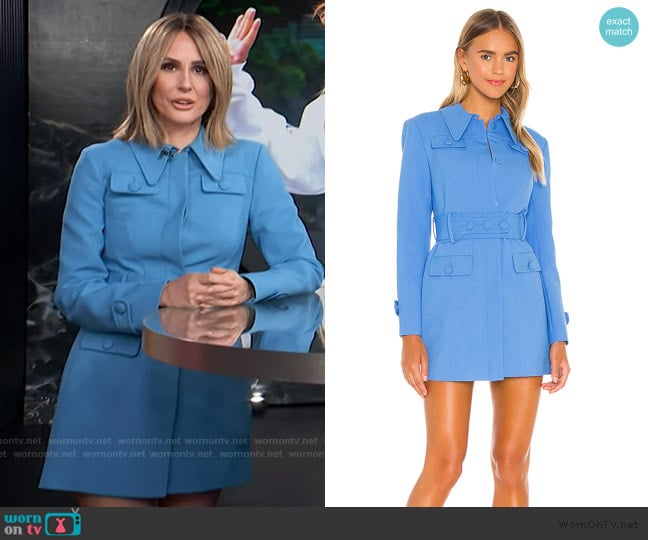 Alice McCall Little Journey Blazer Dress worn by Keltie Knight on E! News