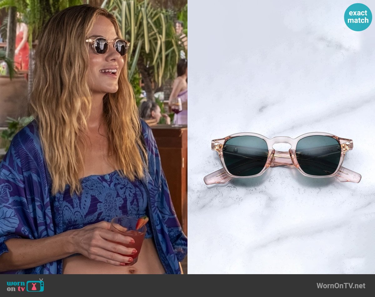 Jacques Marie Mage Zephirin Sunglasses in Dahlia worn by Jaclyn Lemon (Michelle Monaghan) on The White Lotus