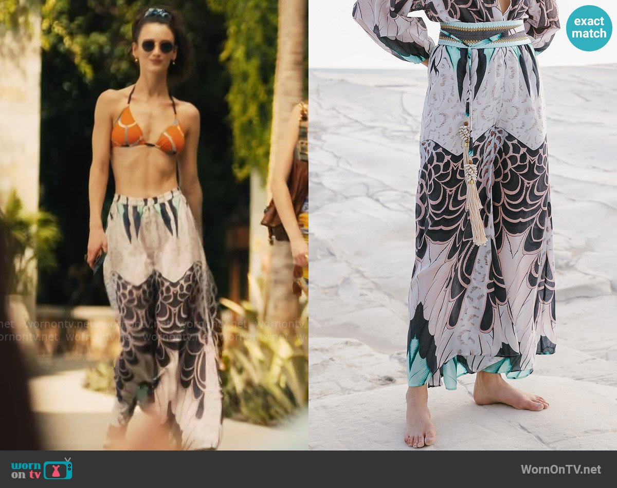 Mes Demoiselles Bart Pants worn by Chloe (Charlotte Le Bon) on The White Lotus