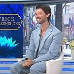 Patrick Schwarzenegger’s white sneakers on Today