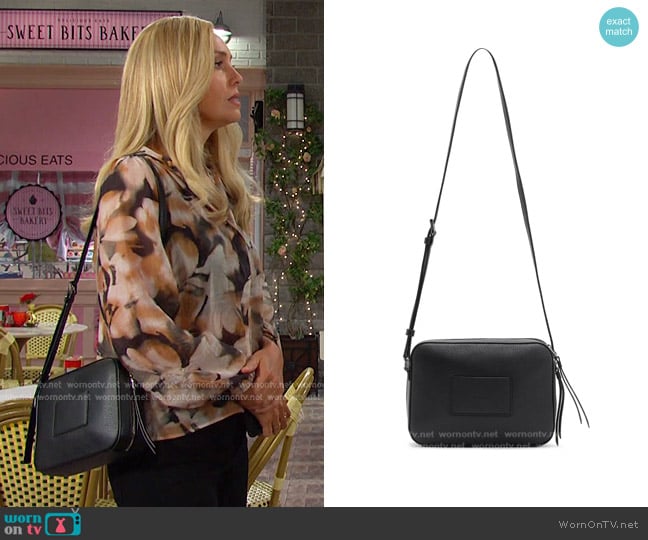 Theresa’s black crossbody bag on Days of our Lives