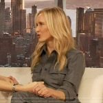 Amy Griffin’s gray shirt and pants on The Drew Barrymore Show