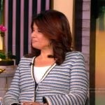 Ana’s striped cardigan on The View