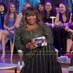 Bevy Smith’s metallic knit dress on Good Morning America