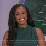 Brittany’s green sleeveless dress on Good Morning America