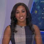 Brittany’s plaid and stripe dress on Good Morning America
