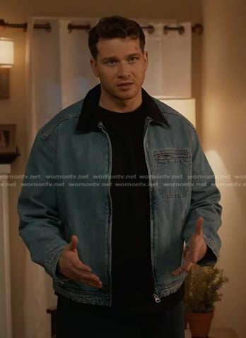 Buck’s denim bomber jacket on 9-1-1