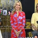 Chassie’s red floral dress on Today