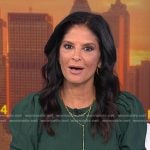 Darlene’s green puff sleeve dress on Today