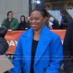 Diane Marie Brown’s blue coat on Today