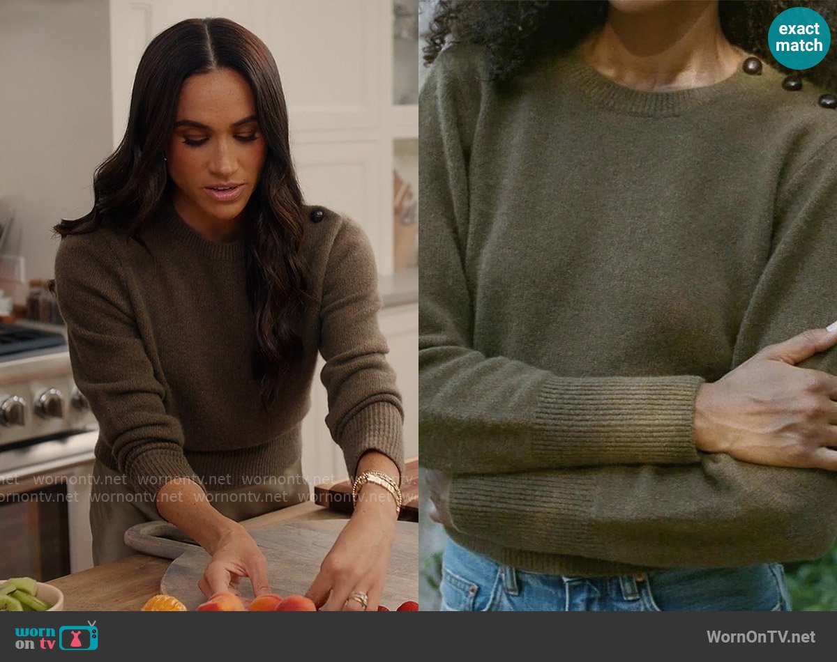 Doen Emmalyn Sweater worn by Meghan Markle on With Love Meghan