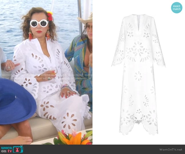 Jennifer’s white cutout dress on RHOBH