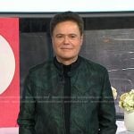 Donny Osmond’s green bomber jacket on Today