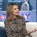 Savannah’s beige spotted dress on Today