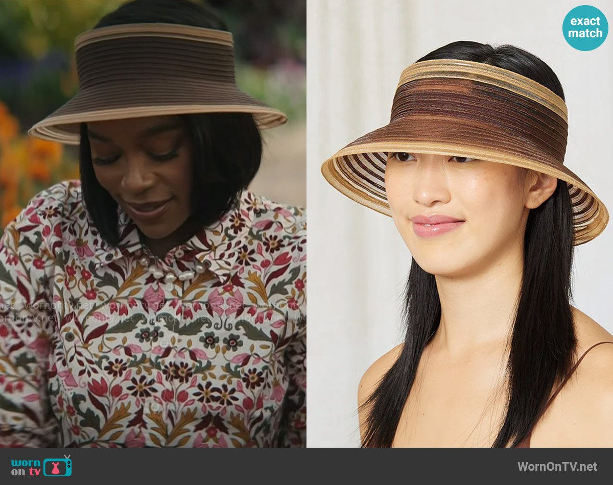 Catherine’s brown hat on Grosse Pointe Garden Society