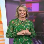 Dylan's green floral dress on Today