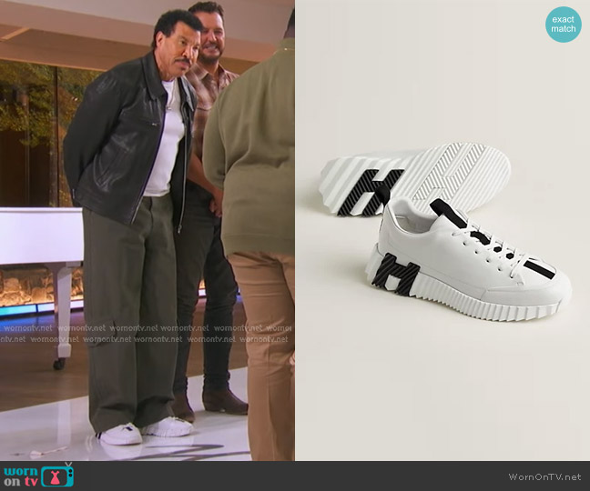 Hermes Jump Sneaker worn by Lionel Richie on American Idol