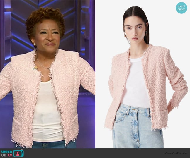 Iro Classic Fringed Jacket worn by Wanda Sykes on The Kelly Clarkson Show