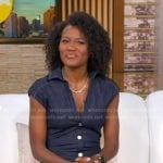 Janai's denim midi shirtdress on Good Morning America