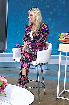 Jennifer Jolly’s floral blazer and pants on Today