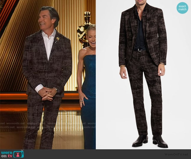 Jerry O’Connell’s printed pants on Live with Kelly