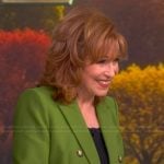 Joy’s green double breasted blazer on The View