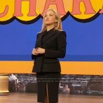 Kate Hudson’s black blazer and pants on The Drew Barrymore Show