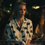 Kate’s wine print pajamas on The White Lotus