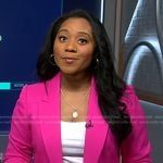 Kay’s pink blazer and pants on NBC News Daily