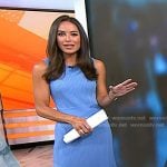 Kaylee’s blue sleevless ribbed dress on Today