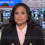 Kristen’s black double breasted blazer on Today