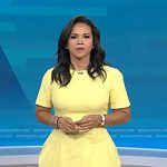 Laura’s yellow mini dress on Today