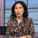 Vicky's leopard shirtdress on NBC News Daily