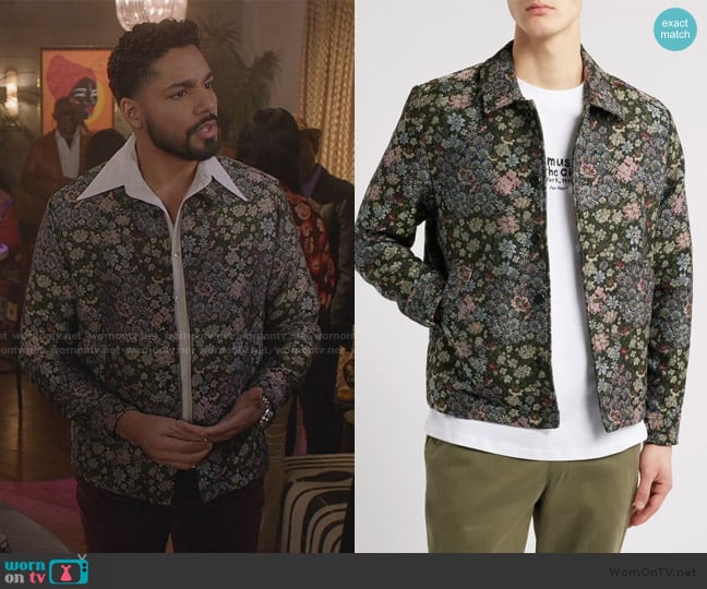 Jordan’s floral print jacket on All American