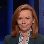 Kelly O’Donnell’s light blue floral top on Today