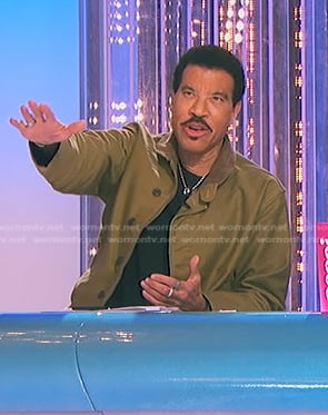 Lionel's khaki jacket on American Idol